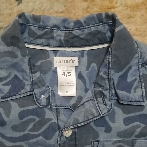Carter's button up camo shirt - Picture 5 of 6